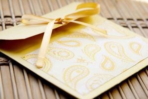 wedding RSVP envelope