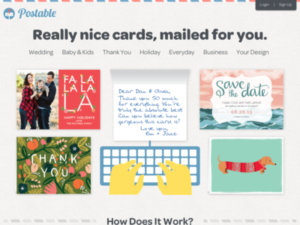 Postable - mail a card for you