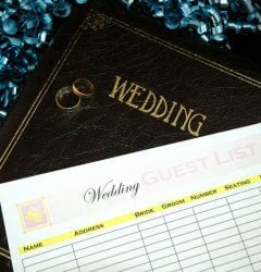 Wedding guest list