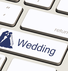 Digital wedding RSVP