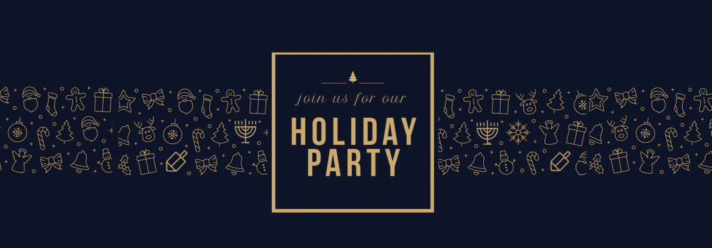 Image of a Holiday Party Invitation for a Formal or Corporate Holiday Event