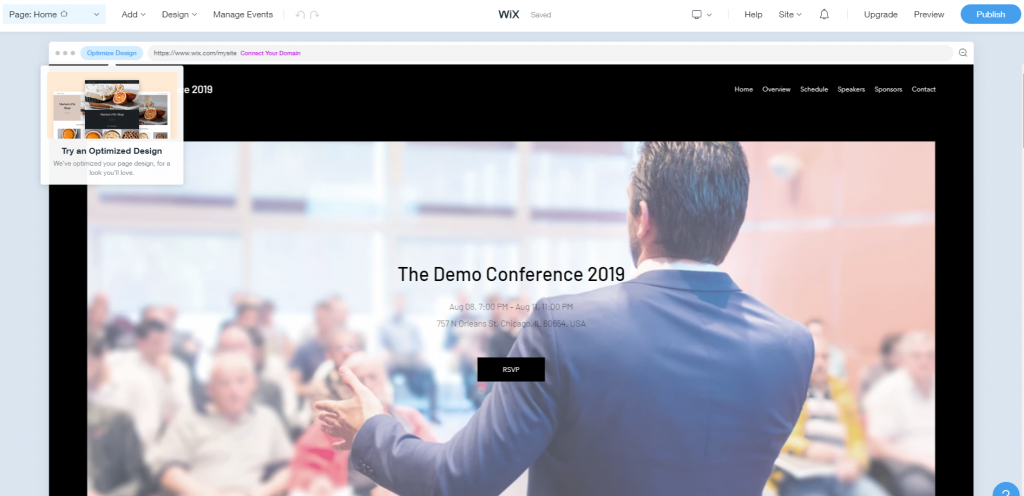 Demo website Wix