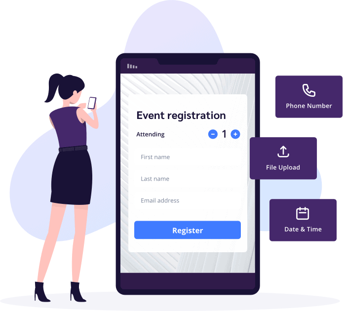 Streamlined event registration flows for guests