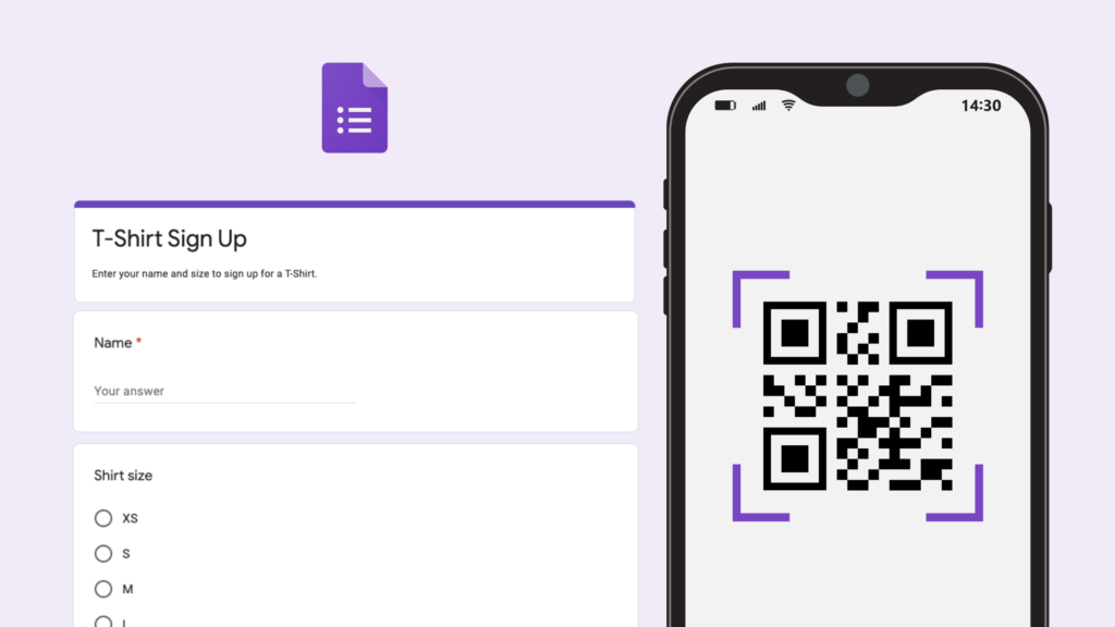 Google Form QR code - easy creation and tips for using - ME-QR