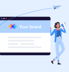 Email invite in browser highlighting 'your brand'
