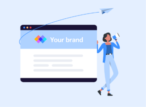 Email invite in browser highlighting 'your brand'