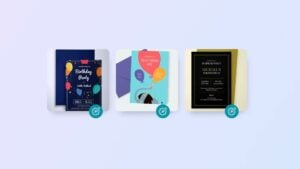 3 examples of unique birthday invitation templates