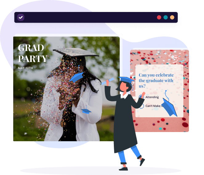 Graduation party planning software