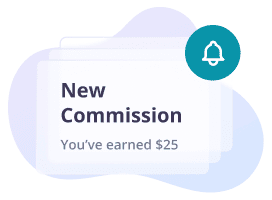 New commission: you've earned $25
