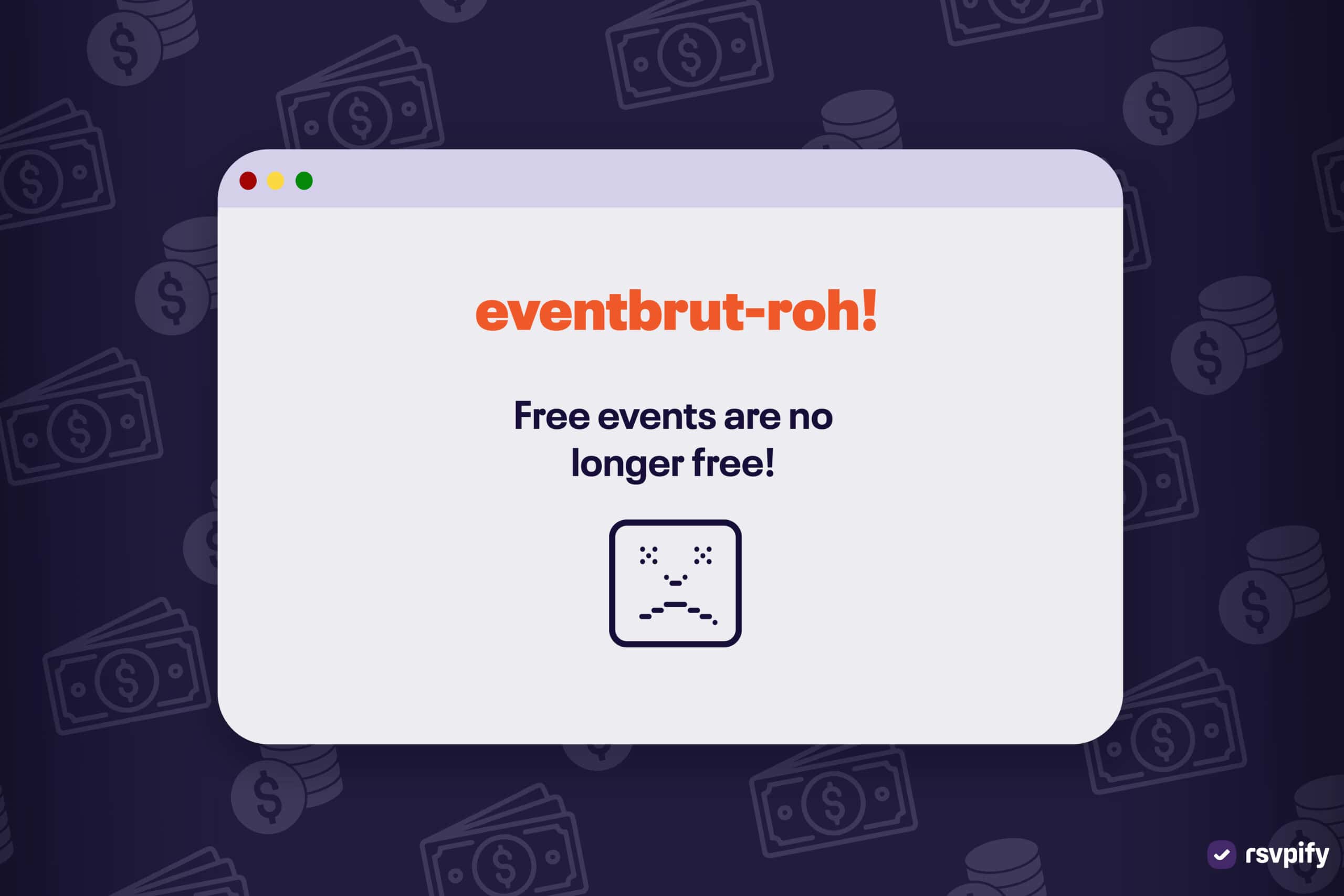 Eventbrite fee changes explained - RSVPify