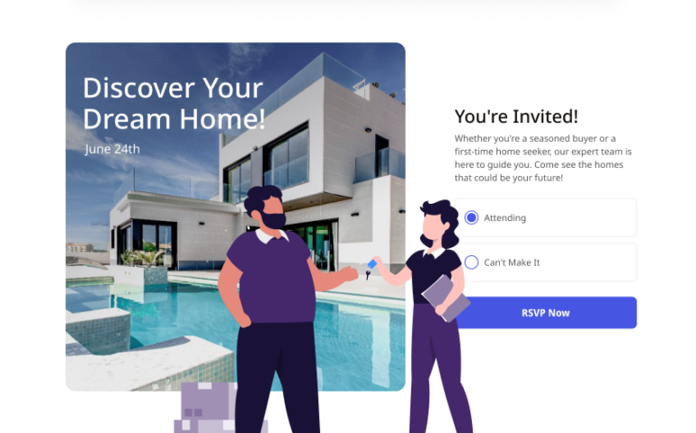 Open house invitations and planning tools with RSVPify