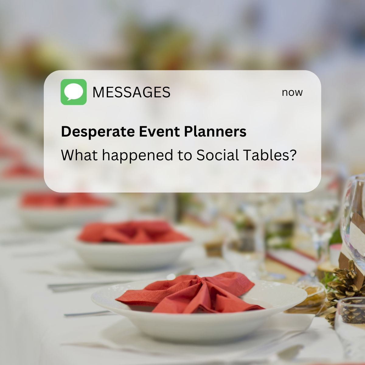 Why are so many planners looking for Social Tables alternatives?