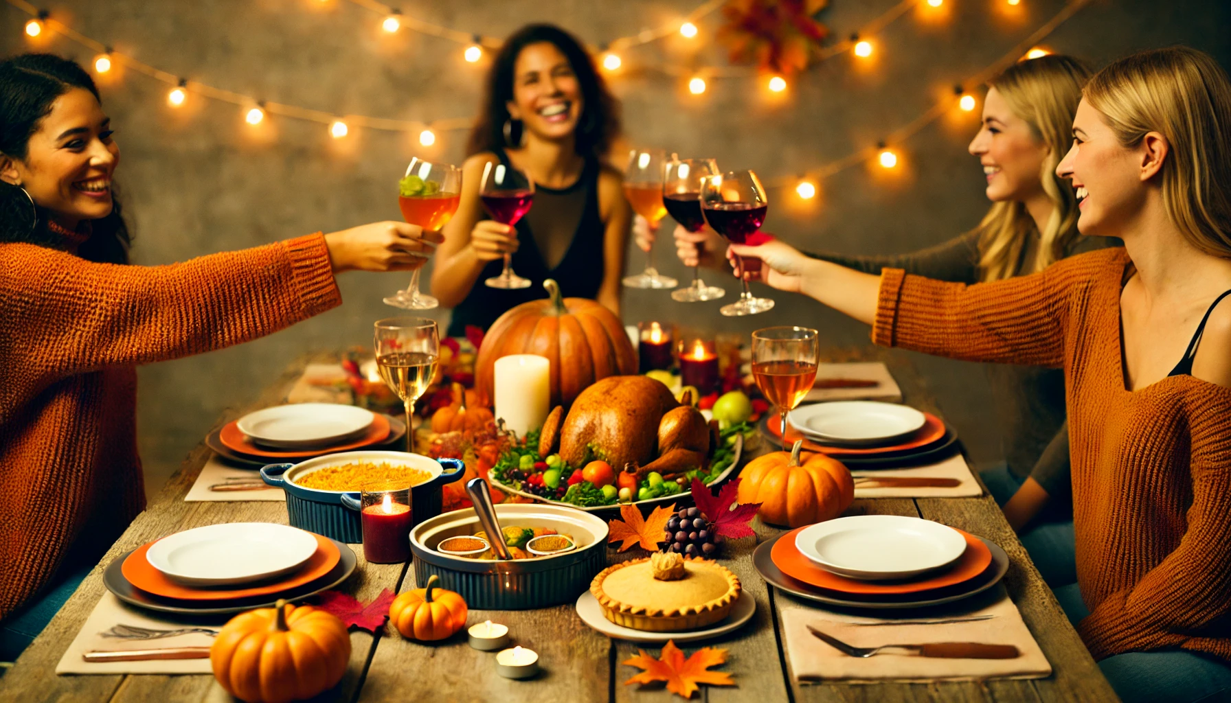 Friendsgiving ideas for 2024 for friendsgiving invitations, food, decor and more