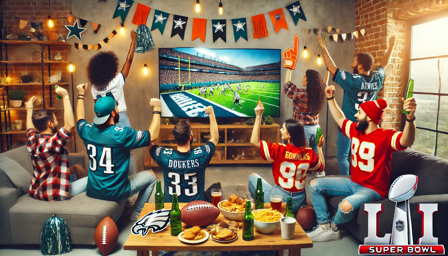 Some clever ideas to host a Super Bowl party and have a blast