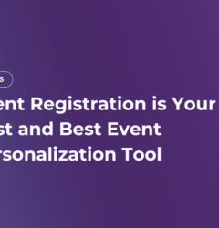 Event registration as an event personalization tool