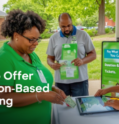 How to offer donation-based ticketing