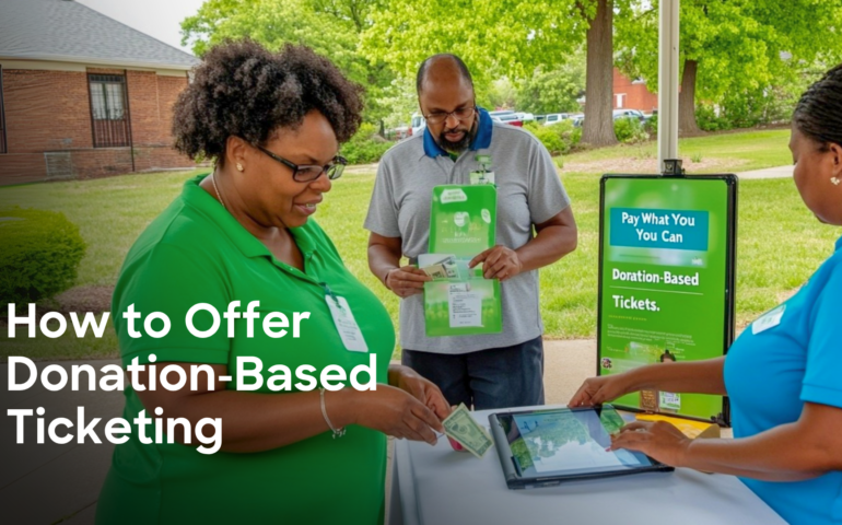 How to offer donation-based ticketing