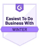 G2 Easiest To Do Business With Winter 2025 badge