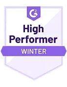 G2 High Performer Winter 2025 badge